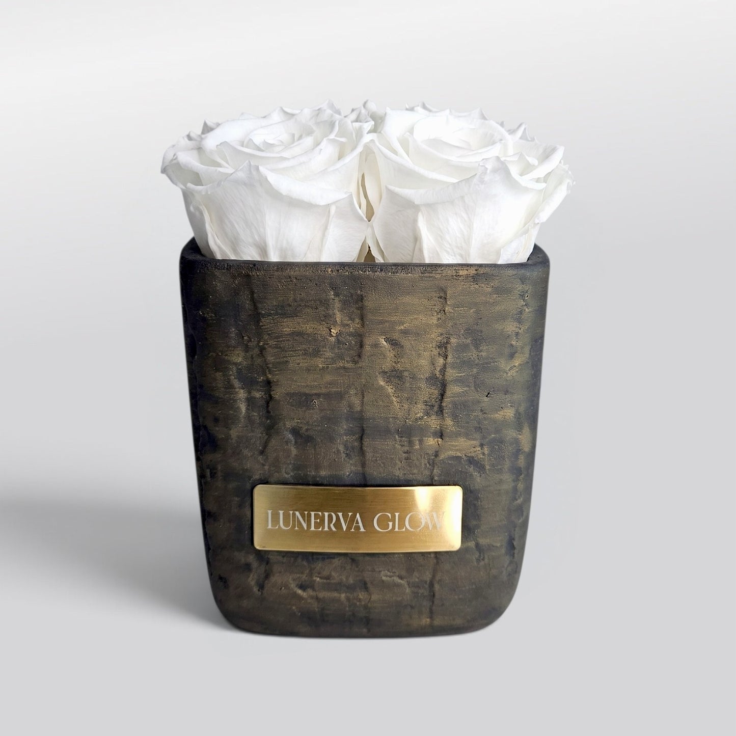 Square Vase Gold/Black| Bridalpink
