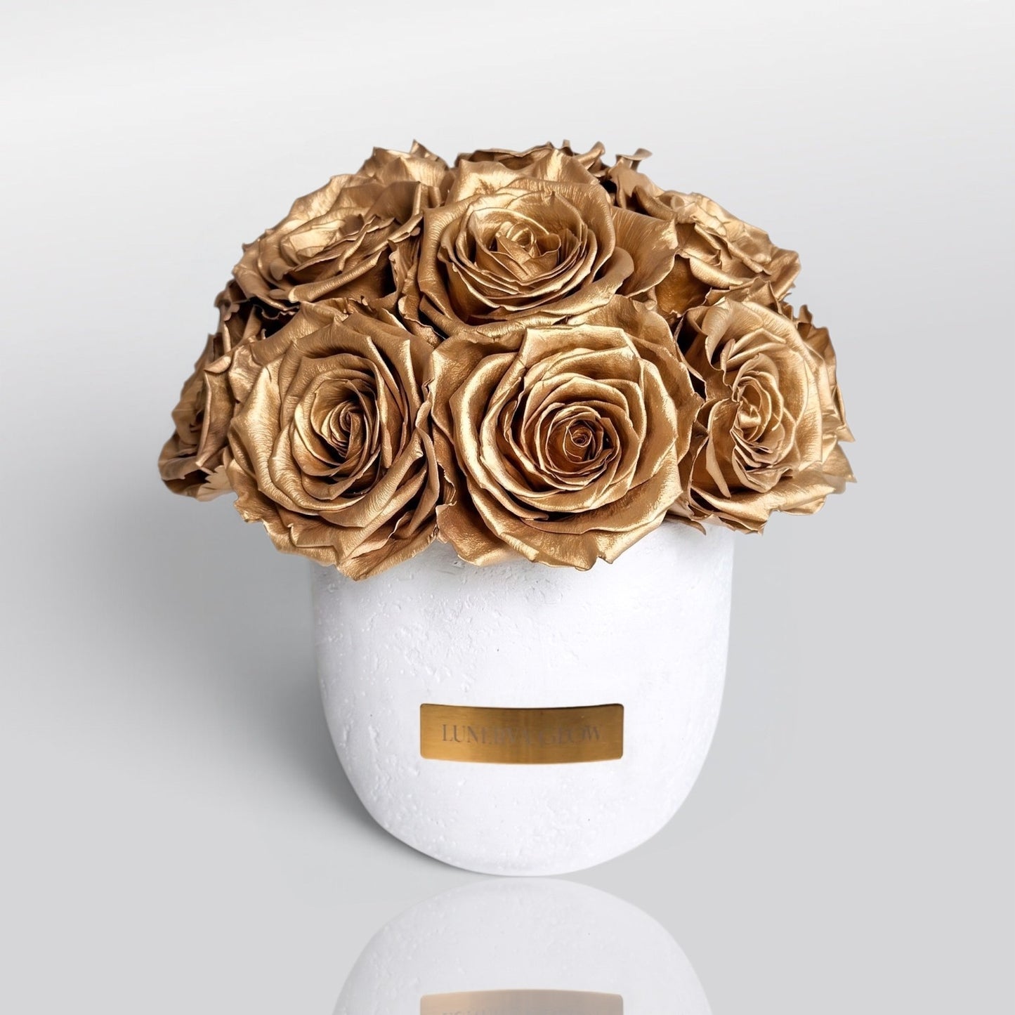 White Solid Vase | Royal Red
