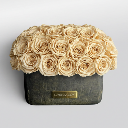 Black-Gold Oval Vase| Gold