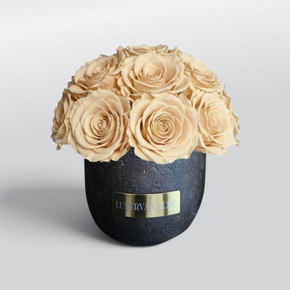 Black Solid Vase S | Royal Red