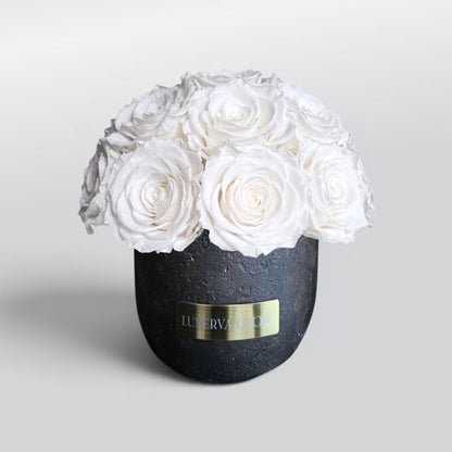 Black Solid Vase S | Royal Red