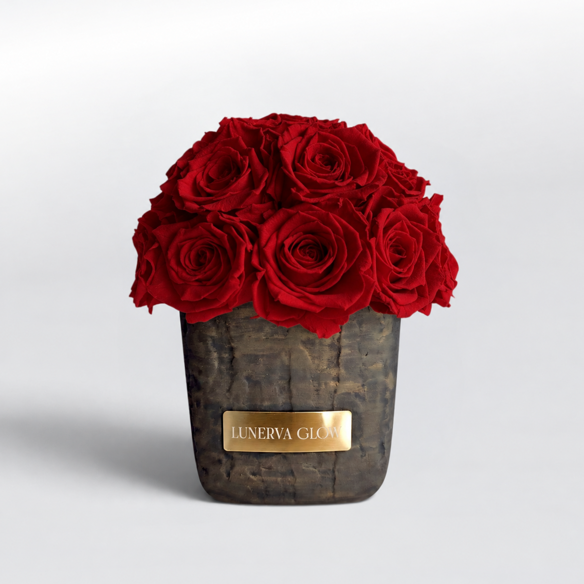 Square Solid Vase S| Royal Red