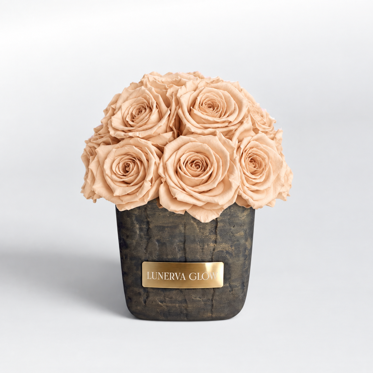 Square Solid Vase S| Royal Red
