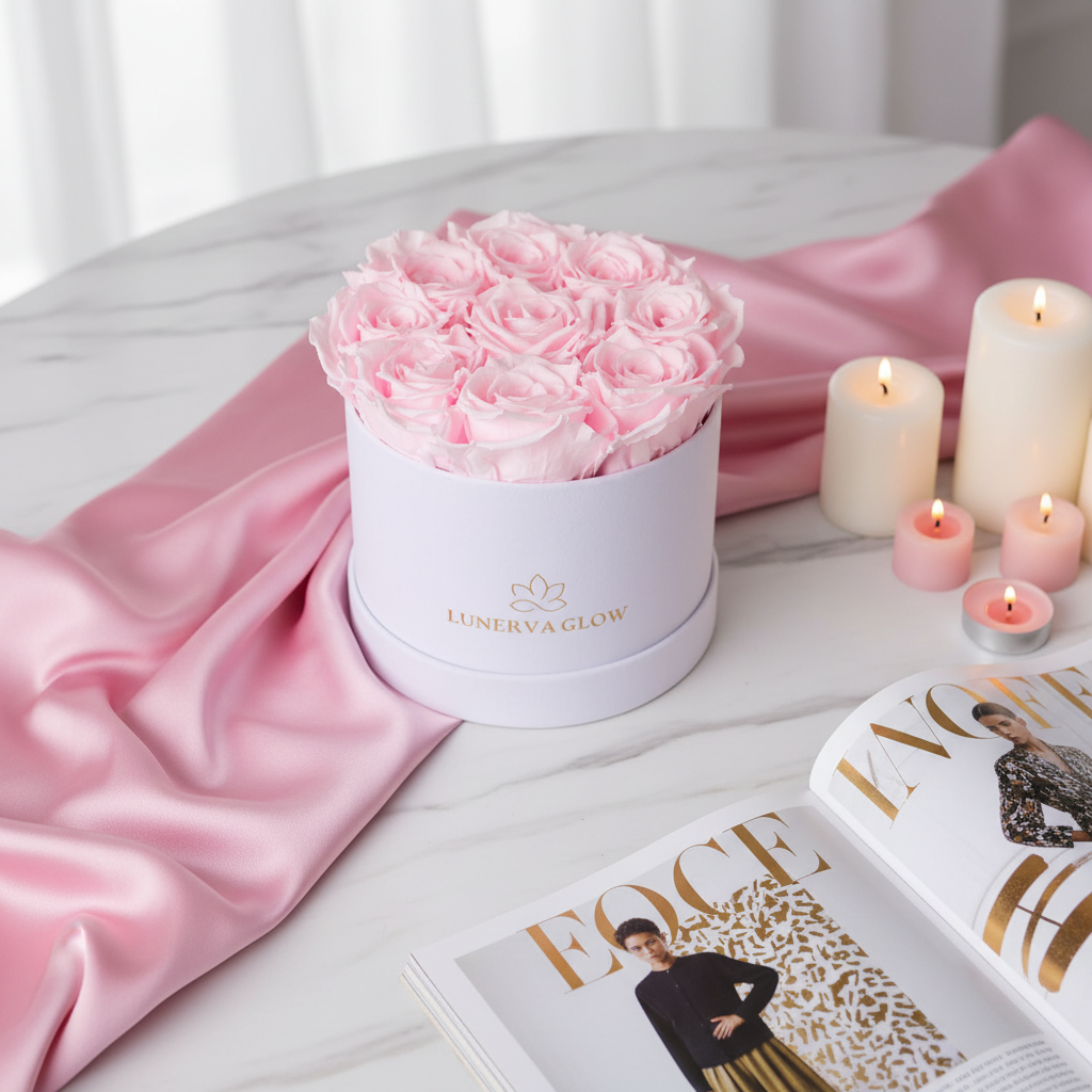 White Velvet Flowerbox |Bridalpink