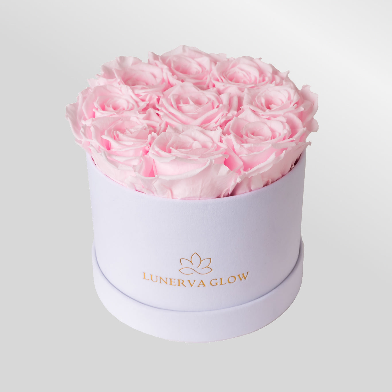 White Velvet Flowerbox |Red|S