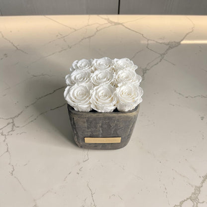 Square Vase S | White