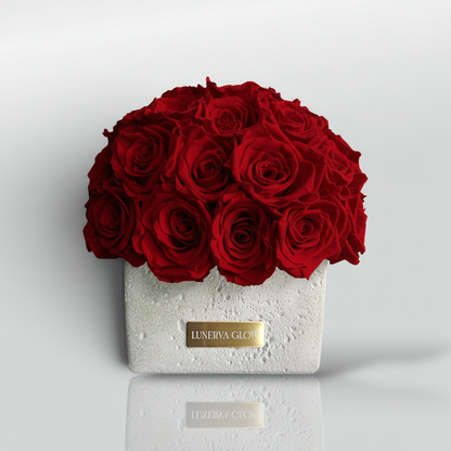 Beton Oval Vase XS|White