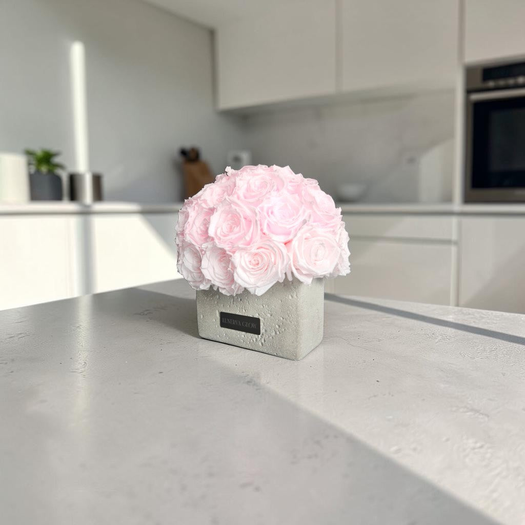 Beton Oval Vase XS|Bridalpink