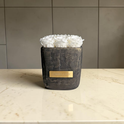 Square Vase S | White