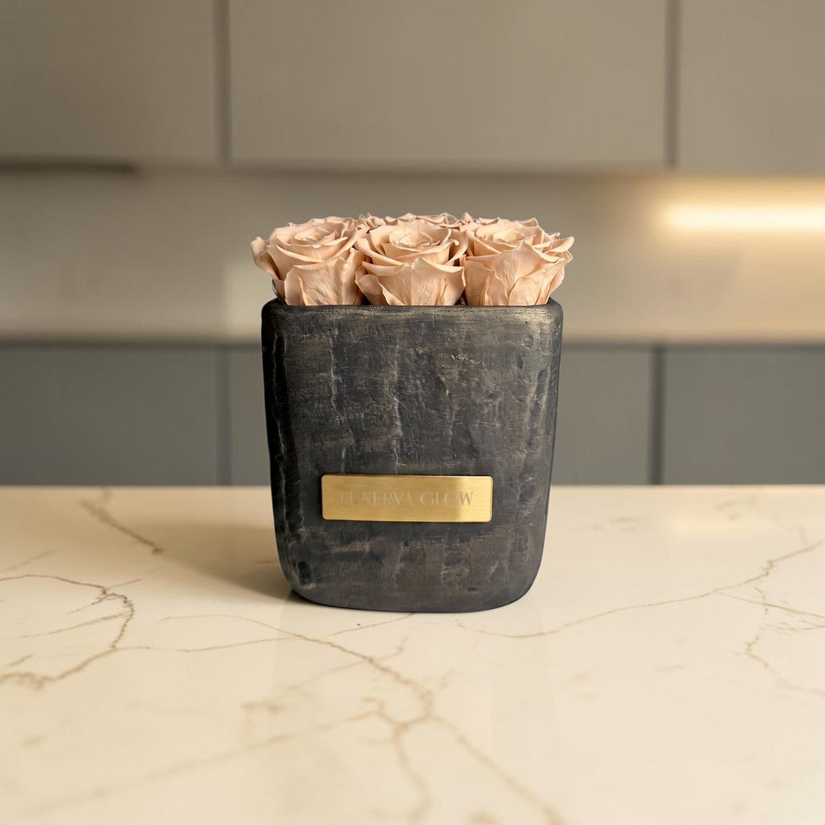 Square Vase S | Nude