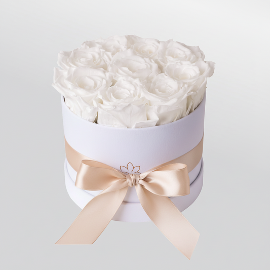 Infinity Blumenbox Weiss | Lunerva Glow