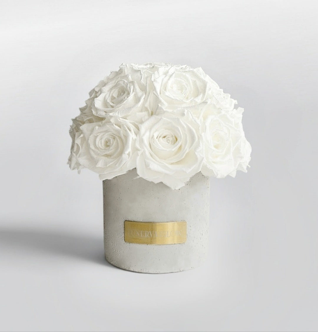 Gray Solid Beton Vase XS|Nude