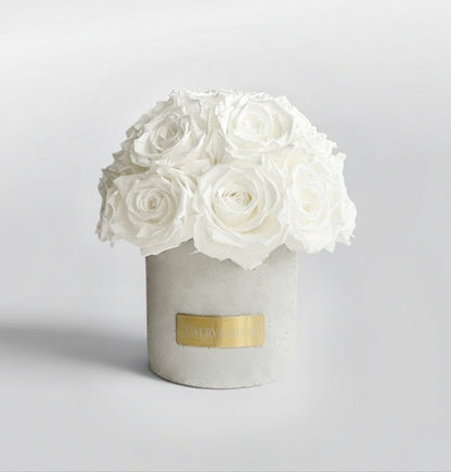 Gray Solid Beton Vase XS|Nude