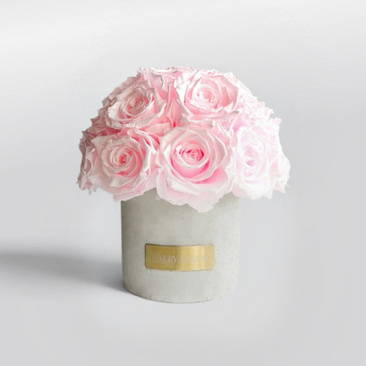 Gray Solid Beton Vase XS|Bridalpink