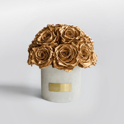 Gray Solid Beton Vase XS|Nude