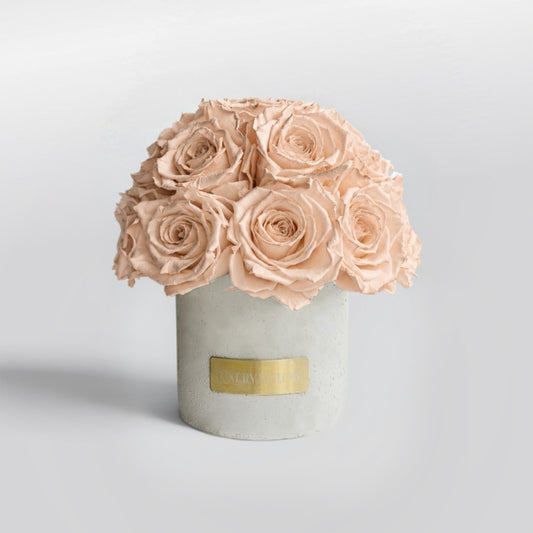 Gray Solid Beton Vase XS|Nude
