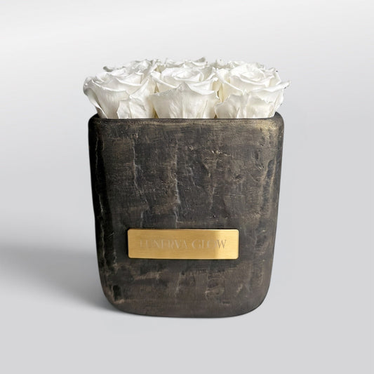Square Vase S | White