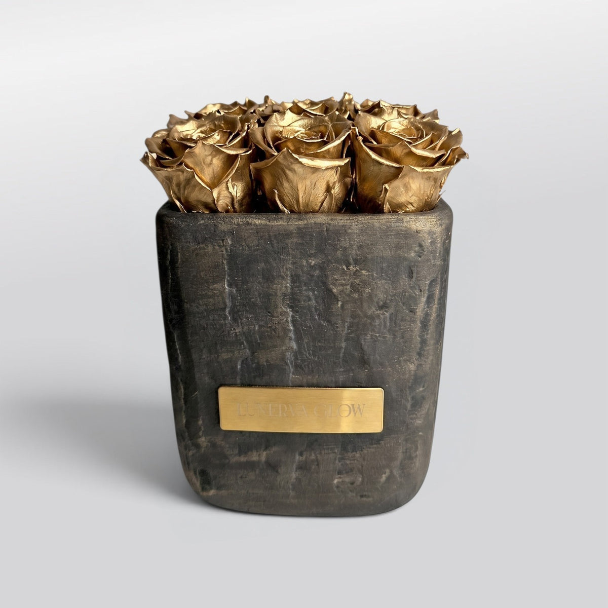 Square Vase S | Gold