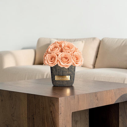 Square Solid Vase S|Peach