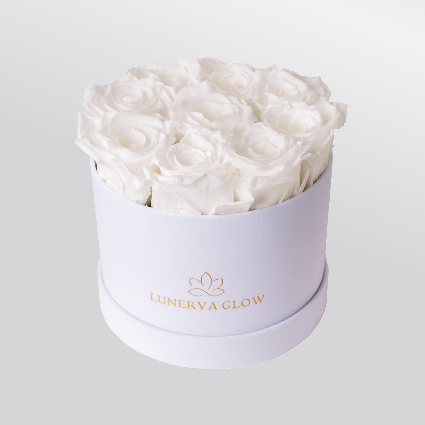 White Velvet Flowerbox |Peach