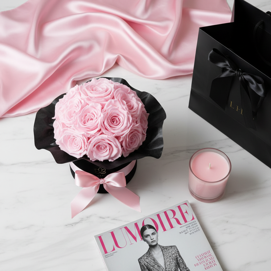 Black Splendid Flowerbox| Bridalpink