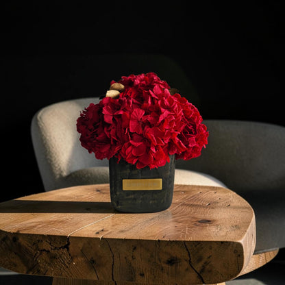 Square Hydrangea Mix S|Royal Red