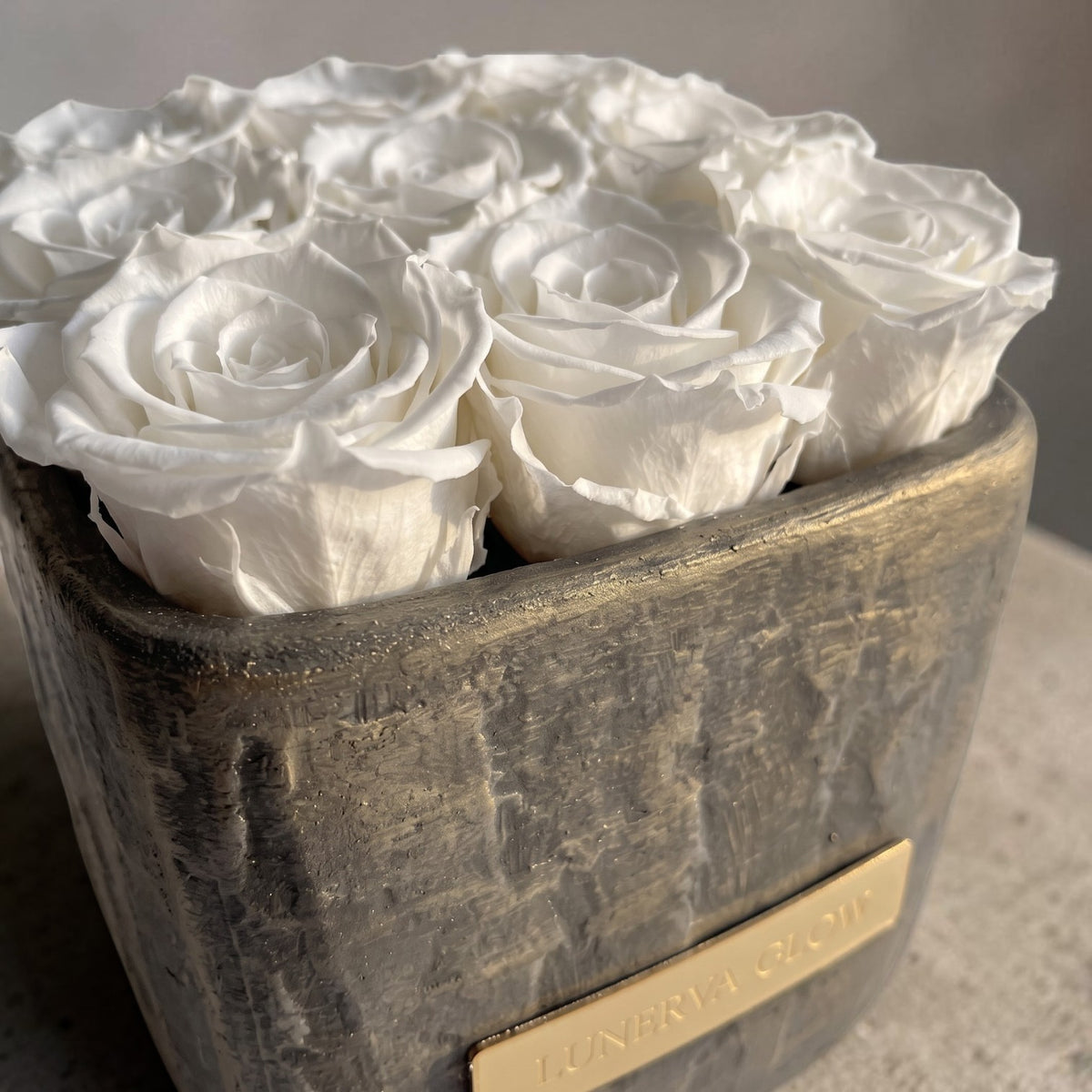 Square Vase S | White