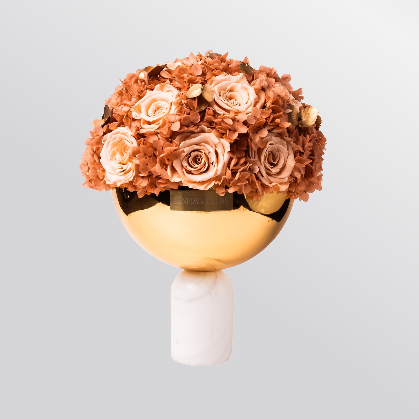 Marmor Bowl Ewige Rosen Mix, elegante Decor | Lunerva Glow